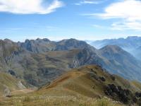 I monti Nebius, Varirosa e Autes visti dalla Cima Del Gias.