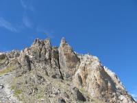 Spuntoni rocciosi sotto il Monte Bodoira.